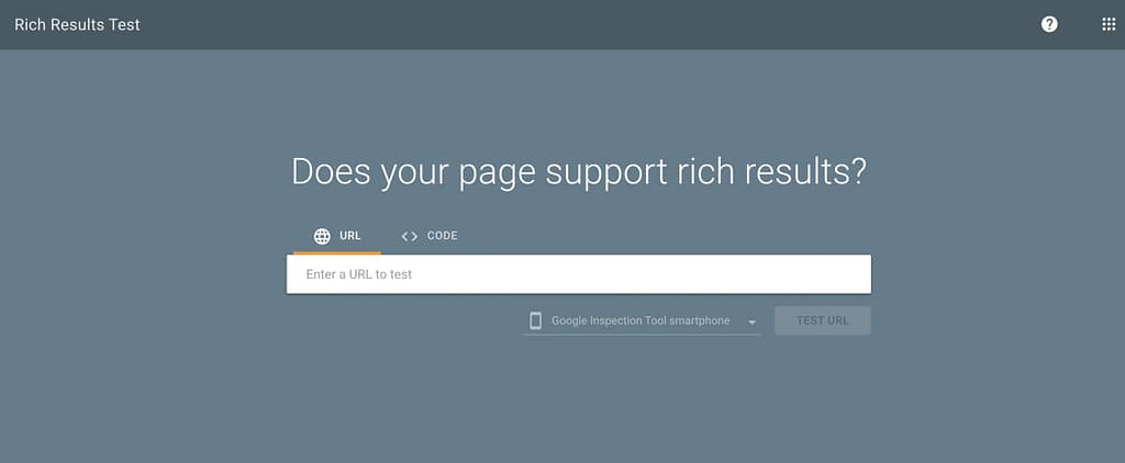 Google’s Rich Results Test