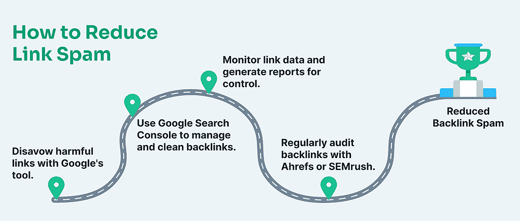 how to reduce link spam in link building campaigns