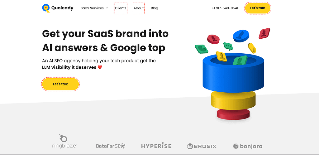 quoleady homepage
