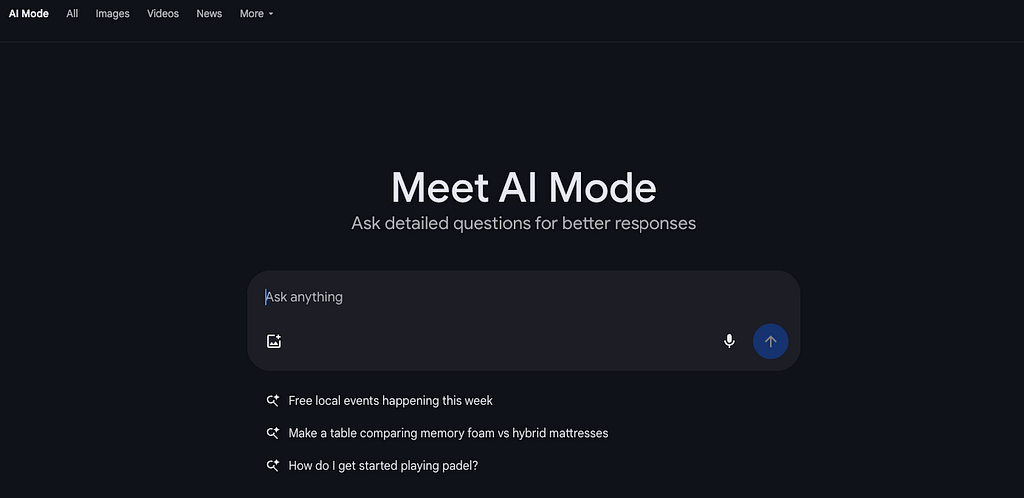 how ai mode works
