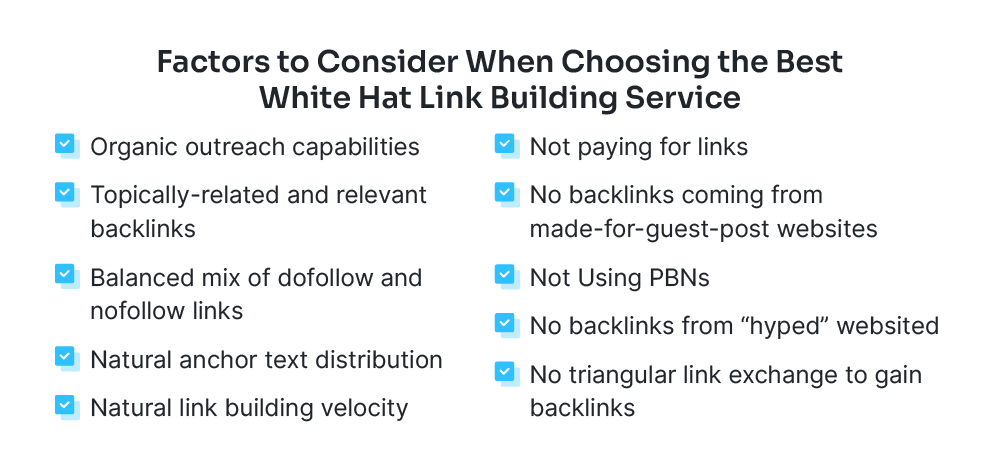 White Hat Link Building Service